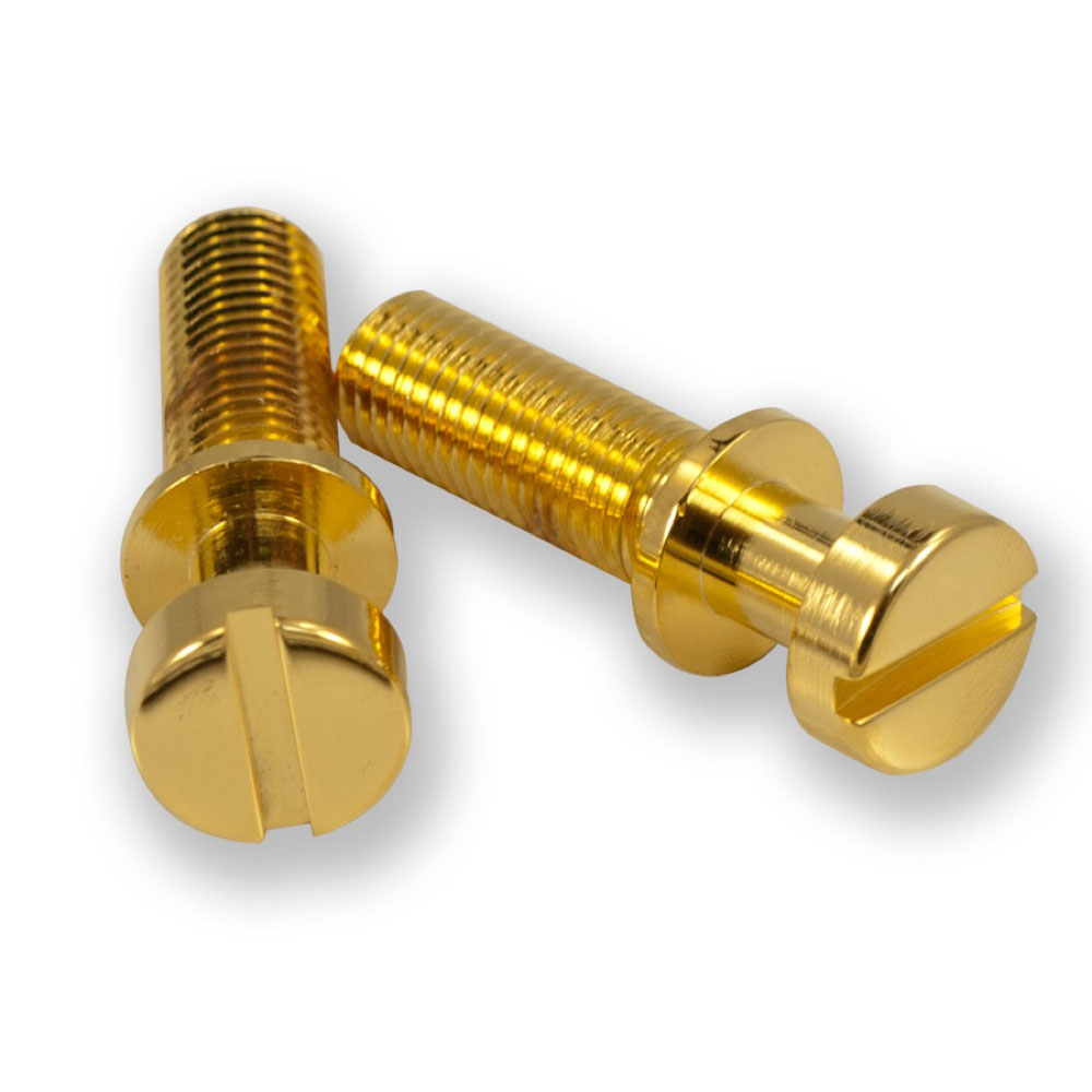 KLUSON STOP TAILPIECE STUDS BRASS Gold テールピーススタッド