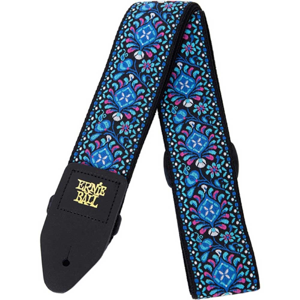 ERNIE BALL ＃4097 Jacquard Straps Indigo Orchid ギターストラップ
