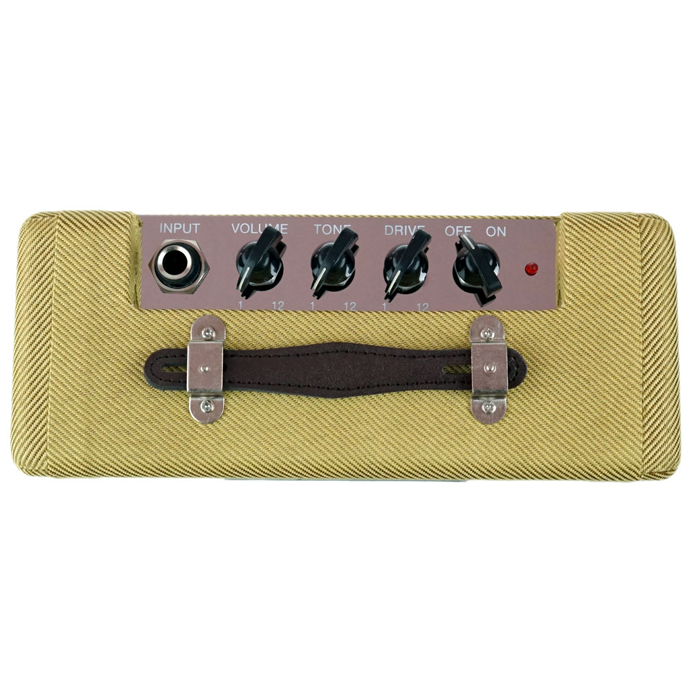 Fender Mini 57 Twin-Amp Tweed ミニギターアンプ コントロール部