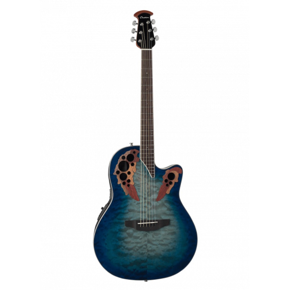 OVATION Celebrity Elite Exotic Super Shallow CE48P RG エレクトリックアコースティックギター