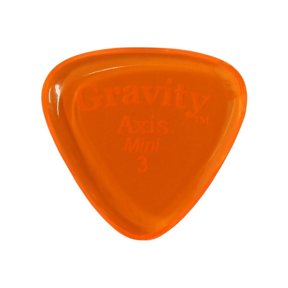 GRAVITY GUITAR PICKS Axis -Mini- GAXM3P 3.0mm Orange ピック