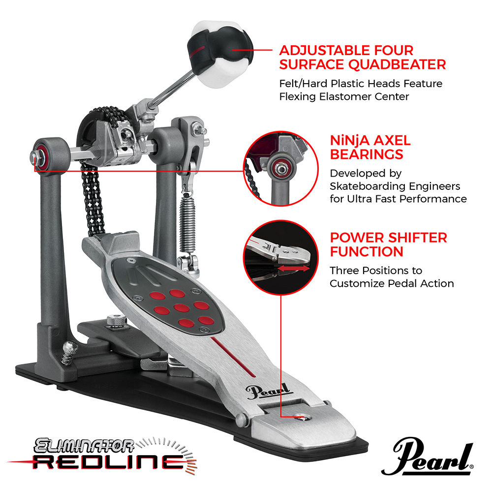 Pearl P-2050C ELIMINATOR REDLINE ドラムペダル 特徴