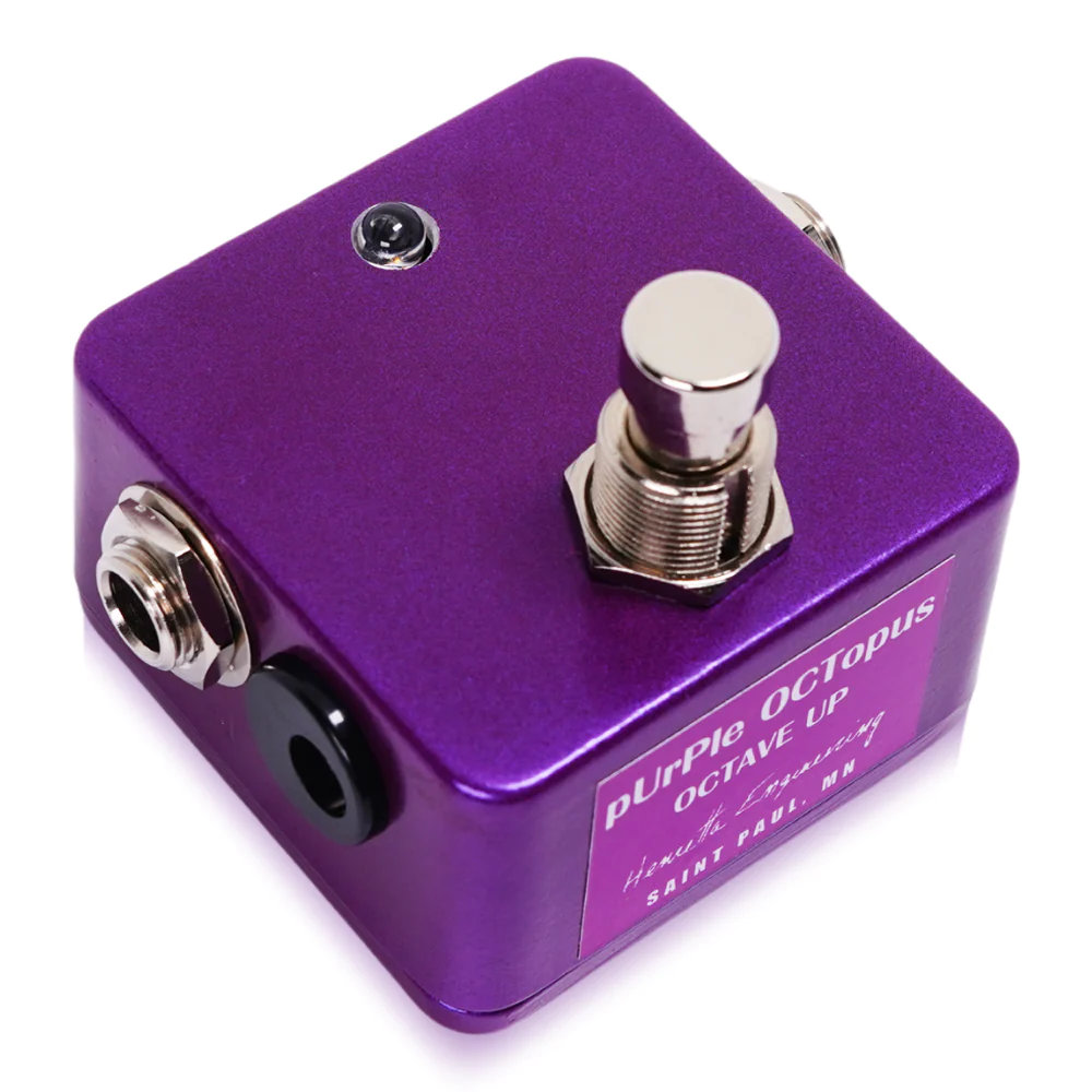 Henretta Engineering Purple Octopus Octaveup ギターエフェクター 全体像