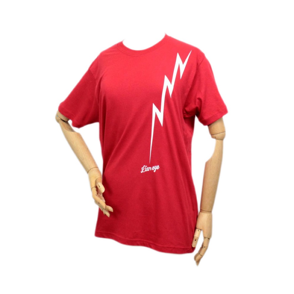 Liar Eye LIGHTING T-shirt RED XL Tシャツ