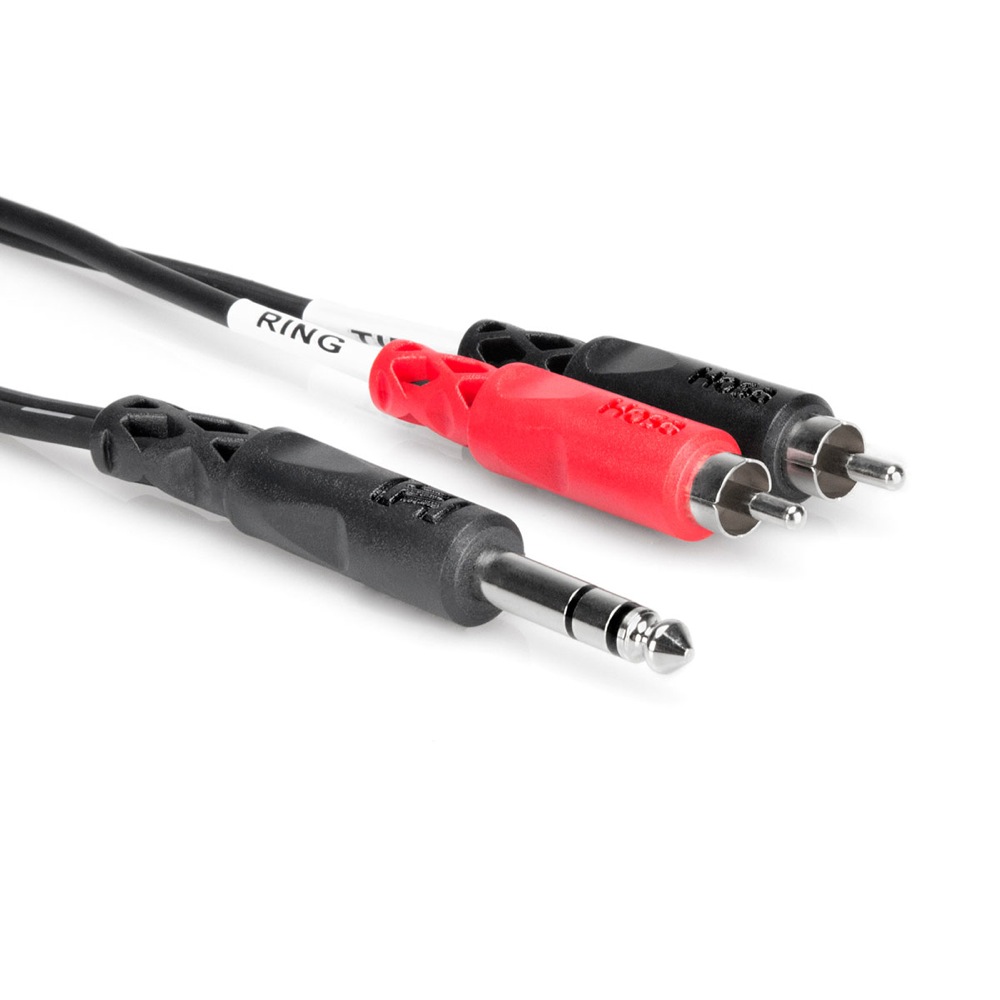 Hosa TRS-204 4m ステレオフォンオス-RCAオスx2 インサーションケーブル