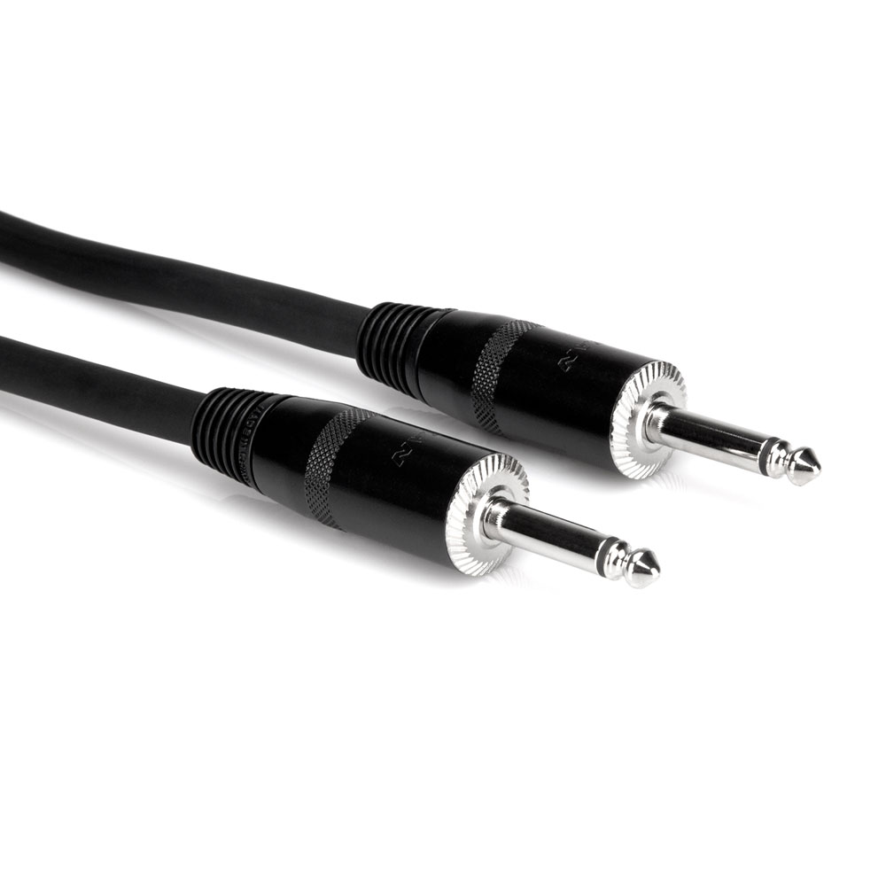 Hosa SKJ-425 7.6m モノラルフォンオス-モノラルフォンオス スピーカーケーブル