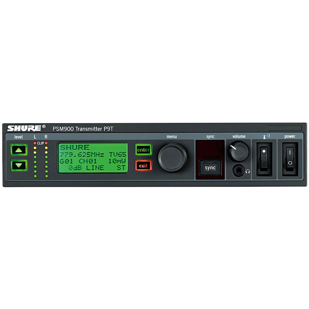 SHURE P9T-L6 インイヤーモニターシステム シングルチャンネル送信機