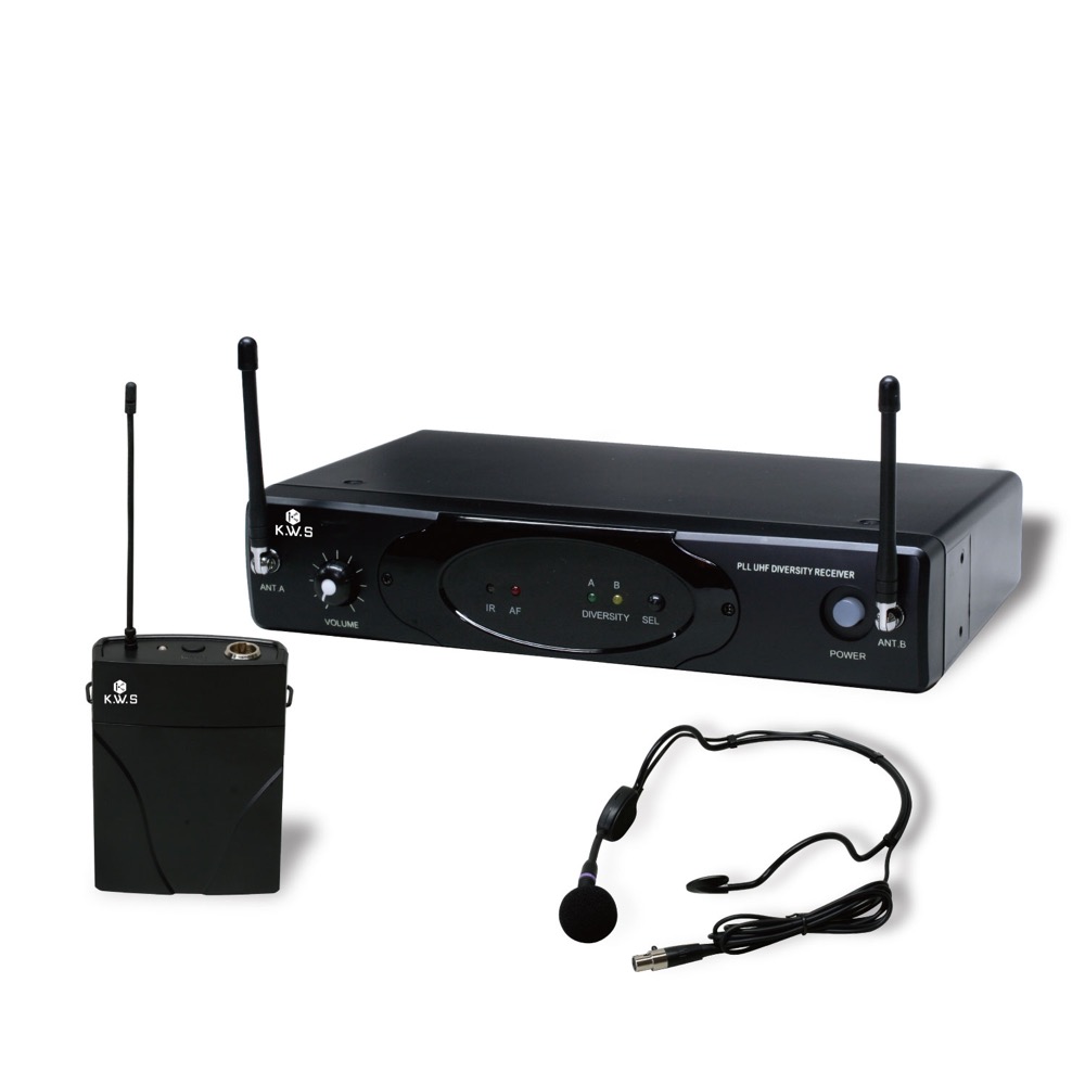 K.W.S KWS-899P/HM-38 ワイヤレスシステム ヘッドセットタイプ
