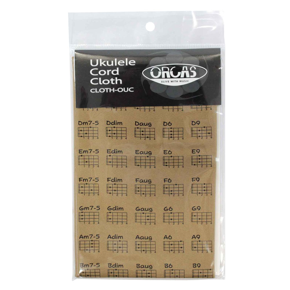 ORCAS CLOTH-OUC UKULELE CORD CLOTH BRN ウクレレコードクロス