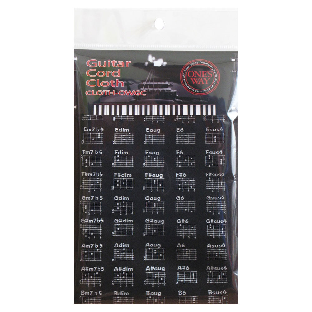 ONE’S WAY GUITAR CODE CLOTH CLOTH-OWGC BLK ギターコード クロス