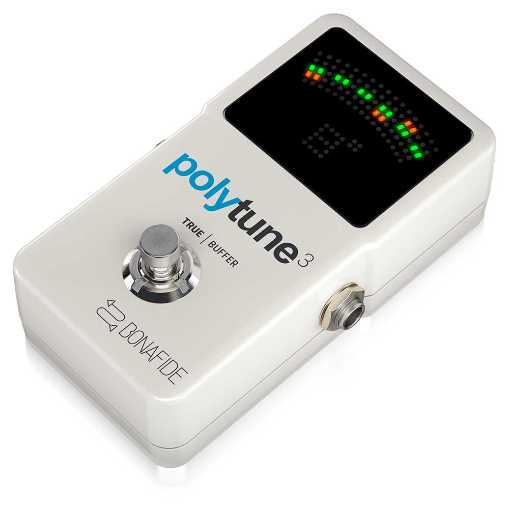 tc electronic PolyTune 3 バッファー内蔵 ポリフォニックチューナー 全体像