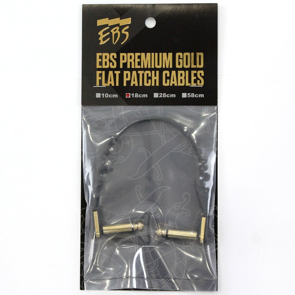 EBS PCF-PG18 18cm プレミアムゴールド フラットパッチケーブル