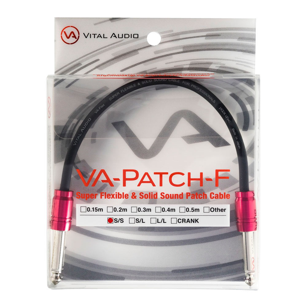 Vital Audio VA-Patch-F-0.2m SS 20センチ パッチケーブル