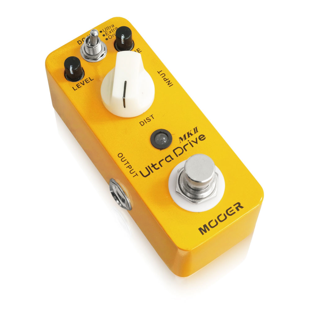 Mooer Ultra Drive MkII エフェクター 全体像