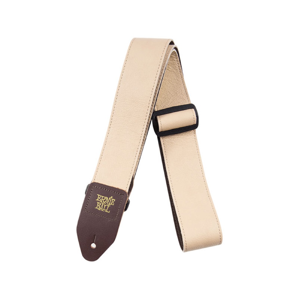 ERNIE BALL 4136 2" Tri-Glide Italian Leather Straps Tan ギターストラップ
