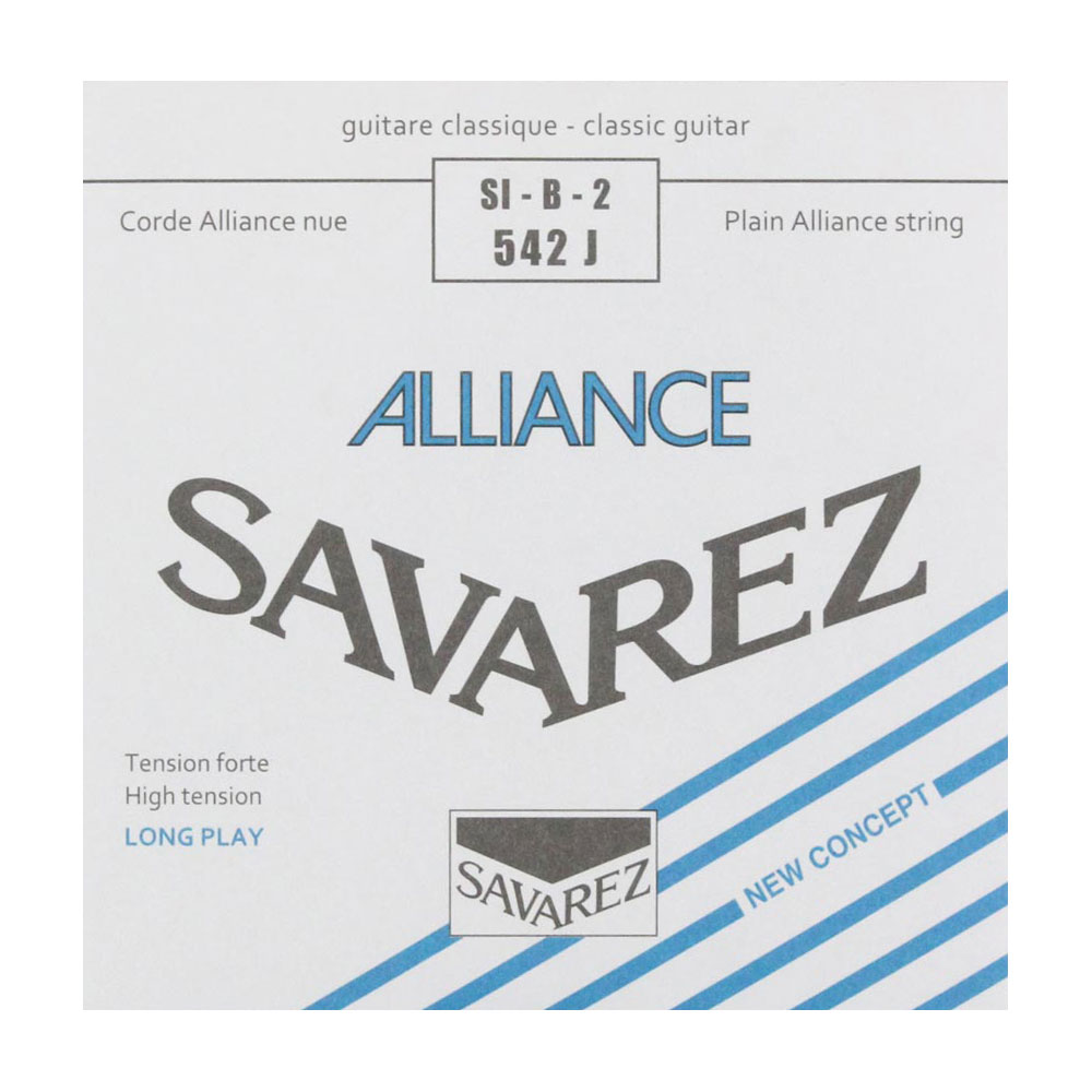 SAVAREZ 542J ALLIANCE High tension クラシックギター弦 2弦 バラ弦