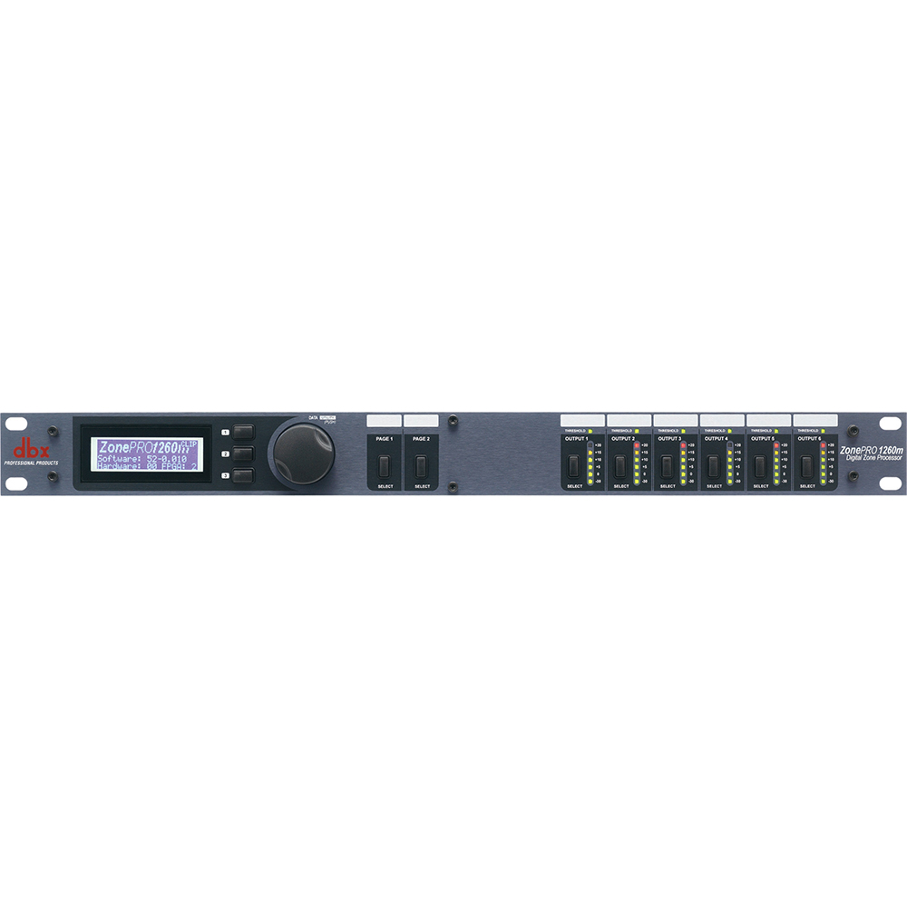 dbx ZonePRO 1260m マルチプロセッサー