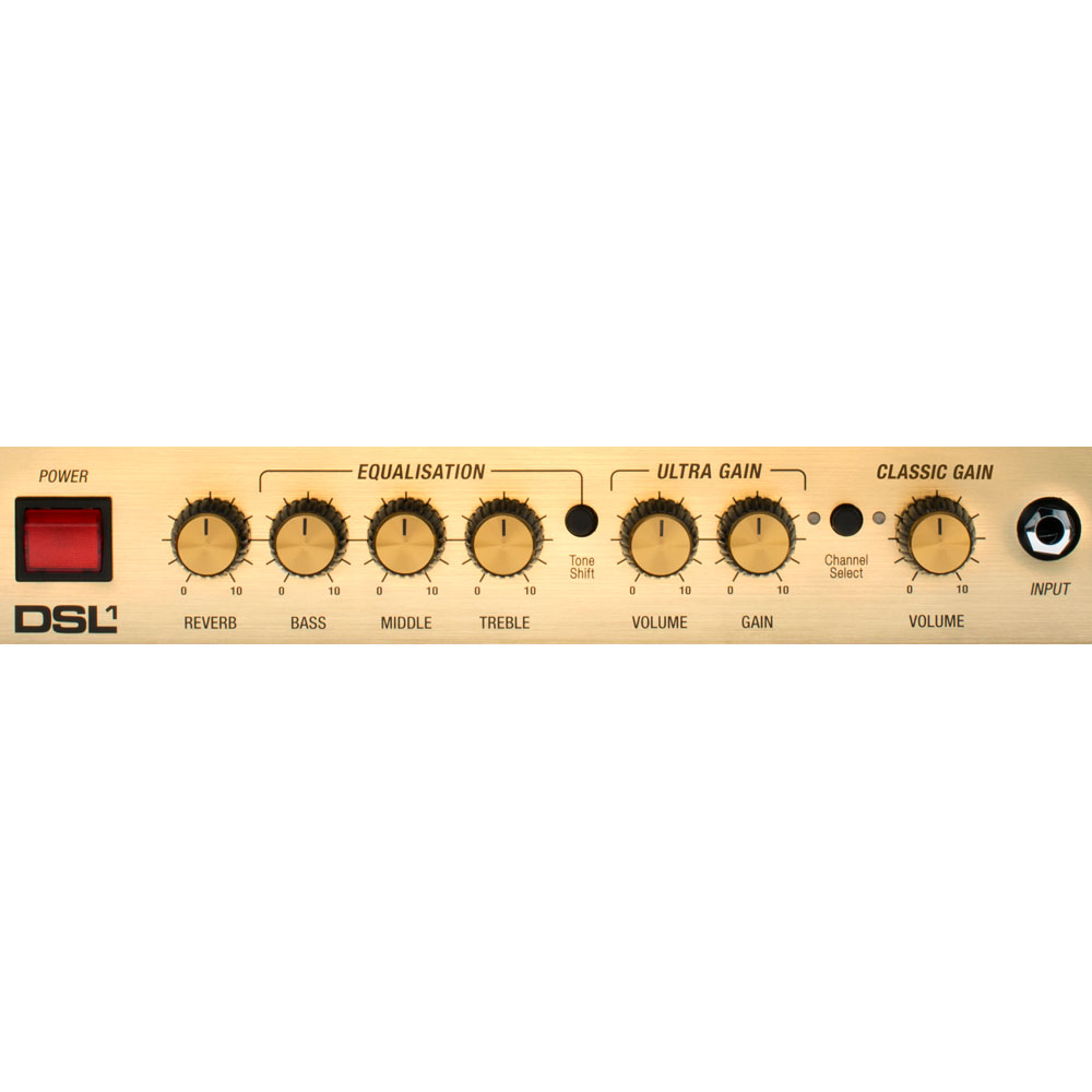 MARSHALL DSL1H 小型ギターアンプヘッド 真空管アンプ コントロールパネル