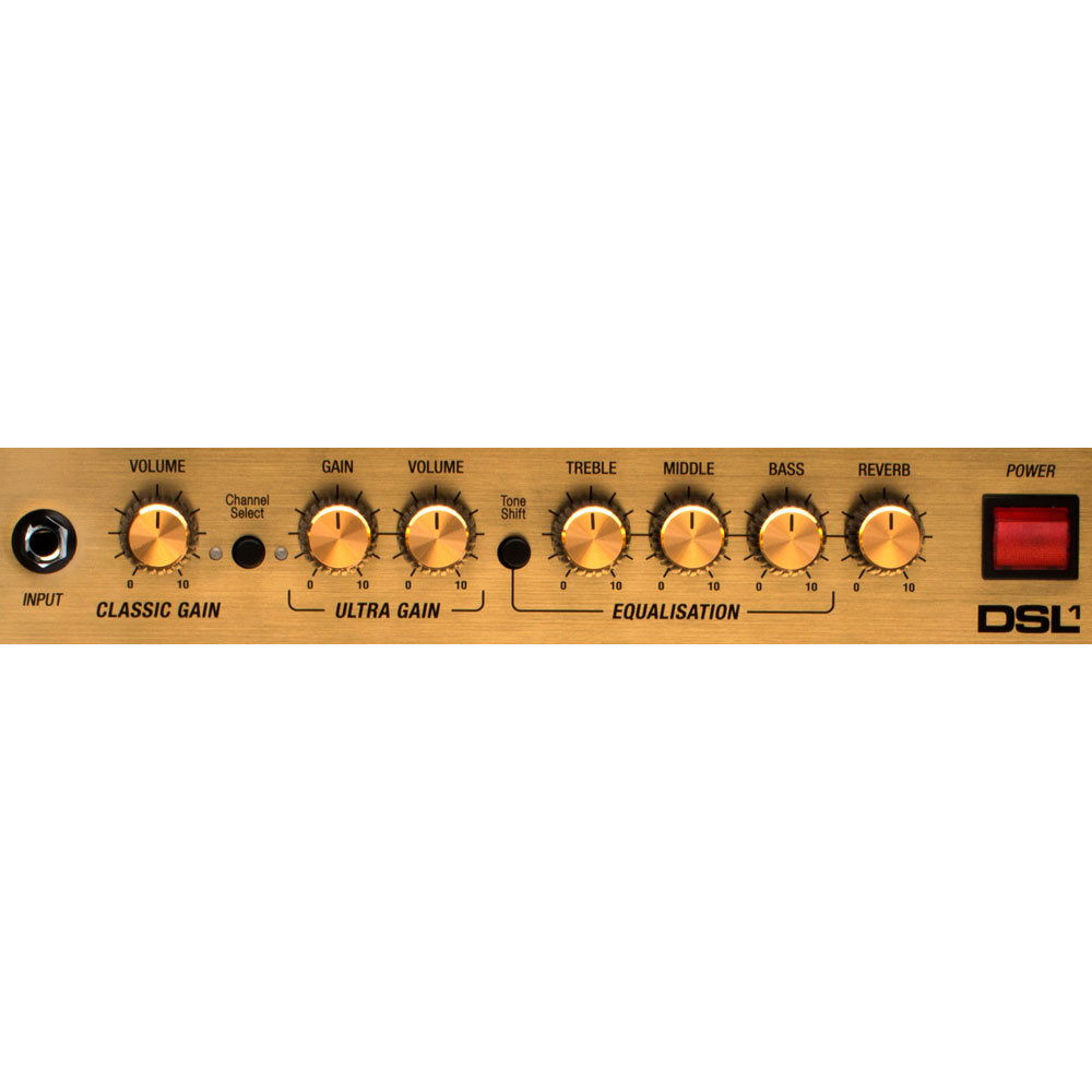 MARSHALL DSL1C ギターアンプ コンボ 真空管アンプ コントロールパネル