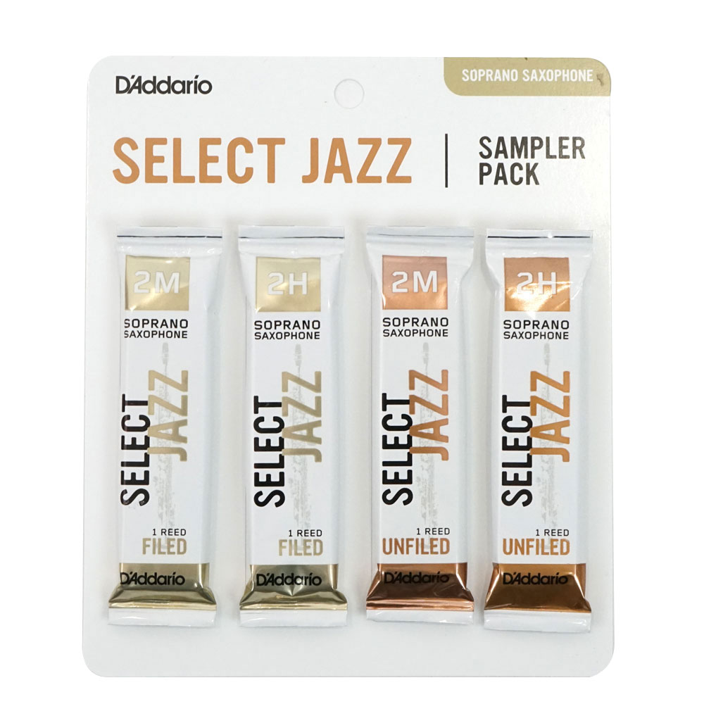 D’Addario Woodwinds/RICO LDADSPJZSSS2M ジャズセレクト ソプラノサックス リード サンプラーパック [F2M F2H UF2M UF2H]