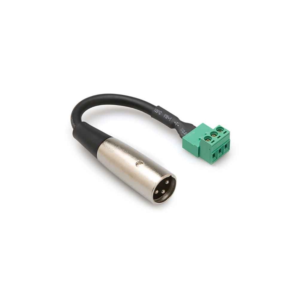 Hosa PHX-106M BULK XLRキャノンオス-ユーロブロックオス 変換アダプター