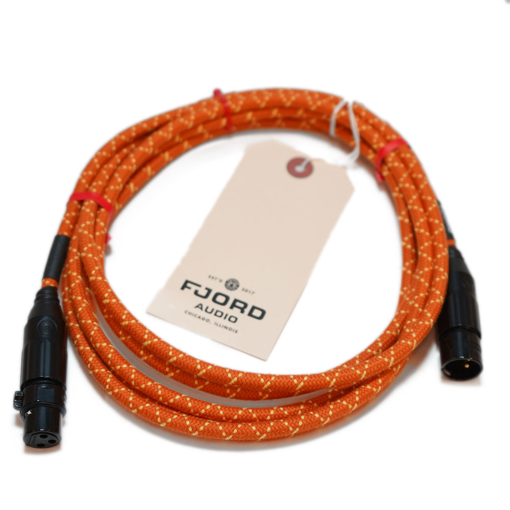 Fjord Audio Fjord XLR Sunset Sound Orange 6.0m マイクケーブル