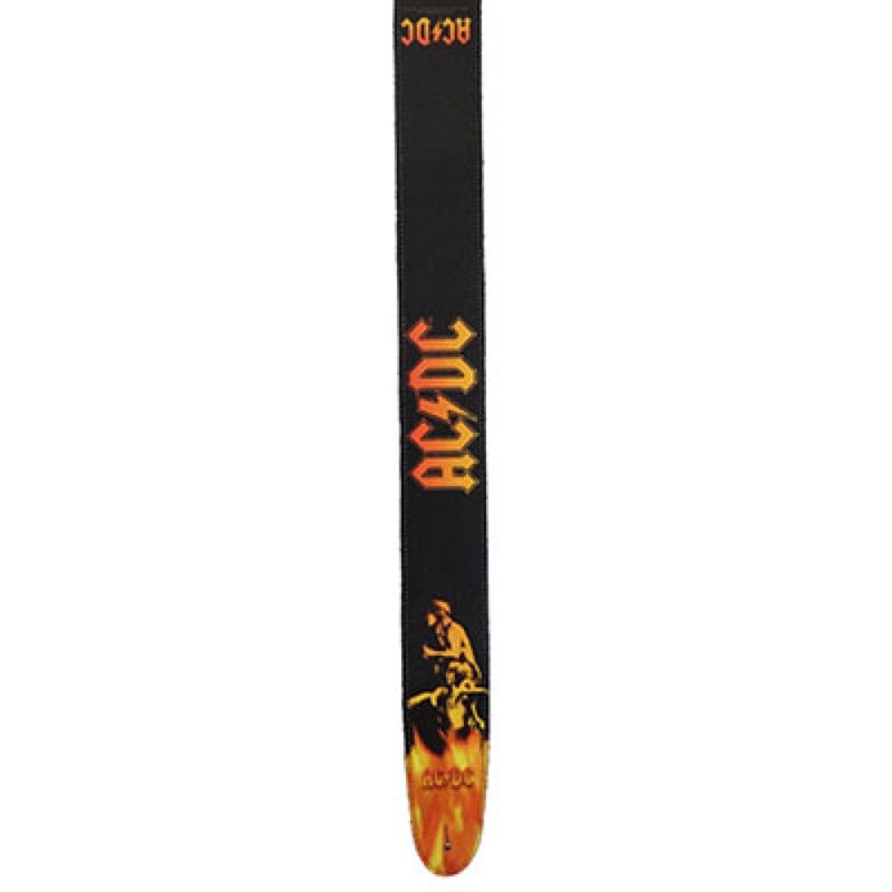 Perri’s P25ACDC-8011 2.5" Leather STRAP ACDC ギターストラップ