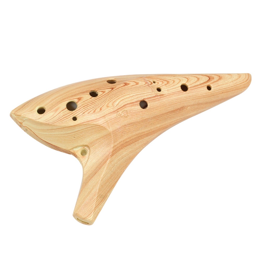 KIKUTANI HX-OCARINA NAT(ナチュラル) プラスティック製オカリナ アルトC調 全体像