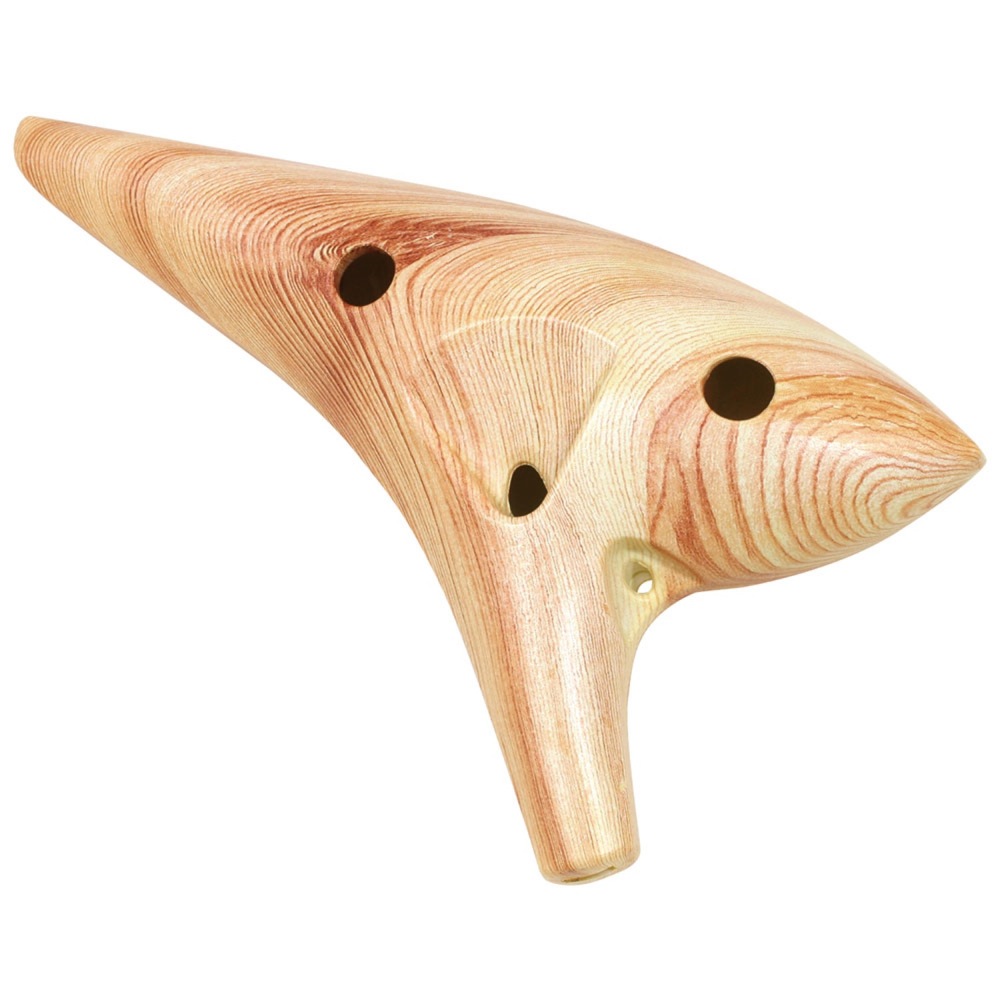 KIKUTANI HX-OCARINA NAT(ナチュラル) プラスティック製オカリナ アルトC調 背面