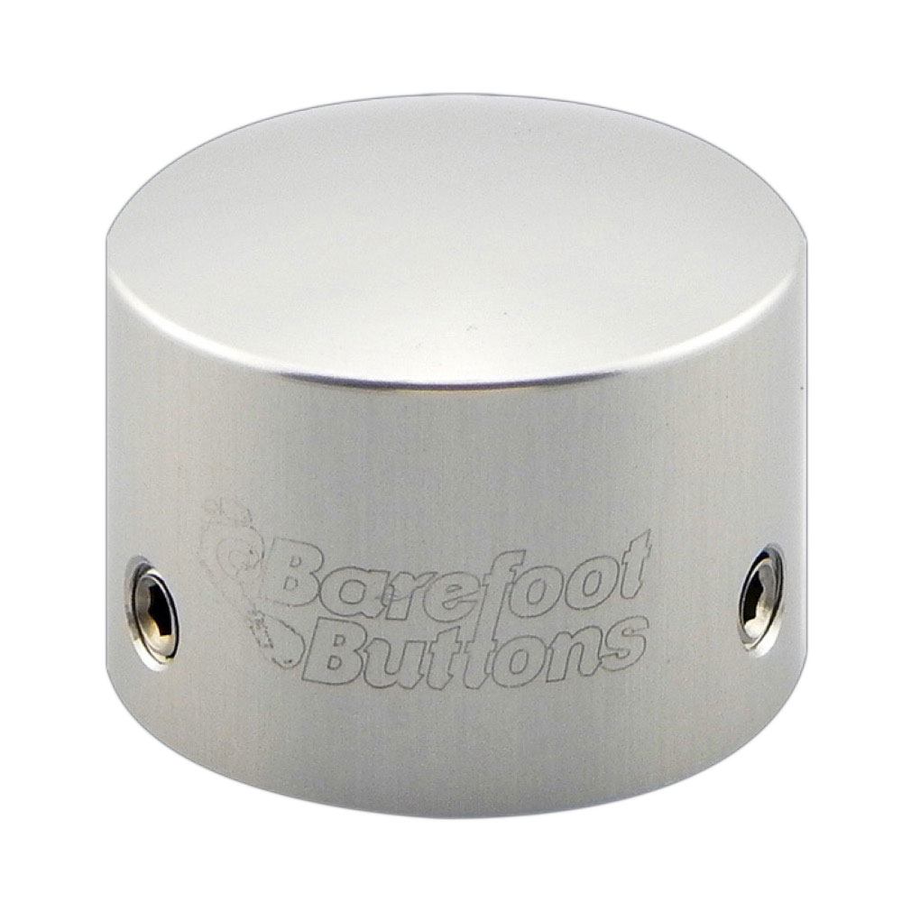 Barefoot Buttons V1 Tallboy Silver エフェクターフットスイッチボタン