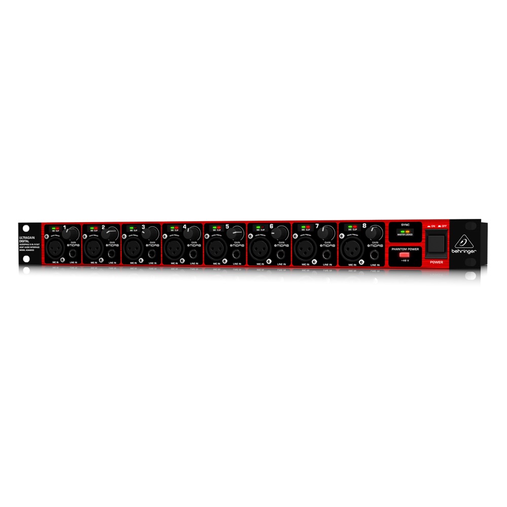BEHRINGER ADA8200 ULTRAGAIN DIGITAL ADATコンバーター マイクプリアンプ