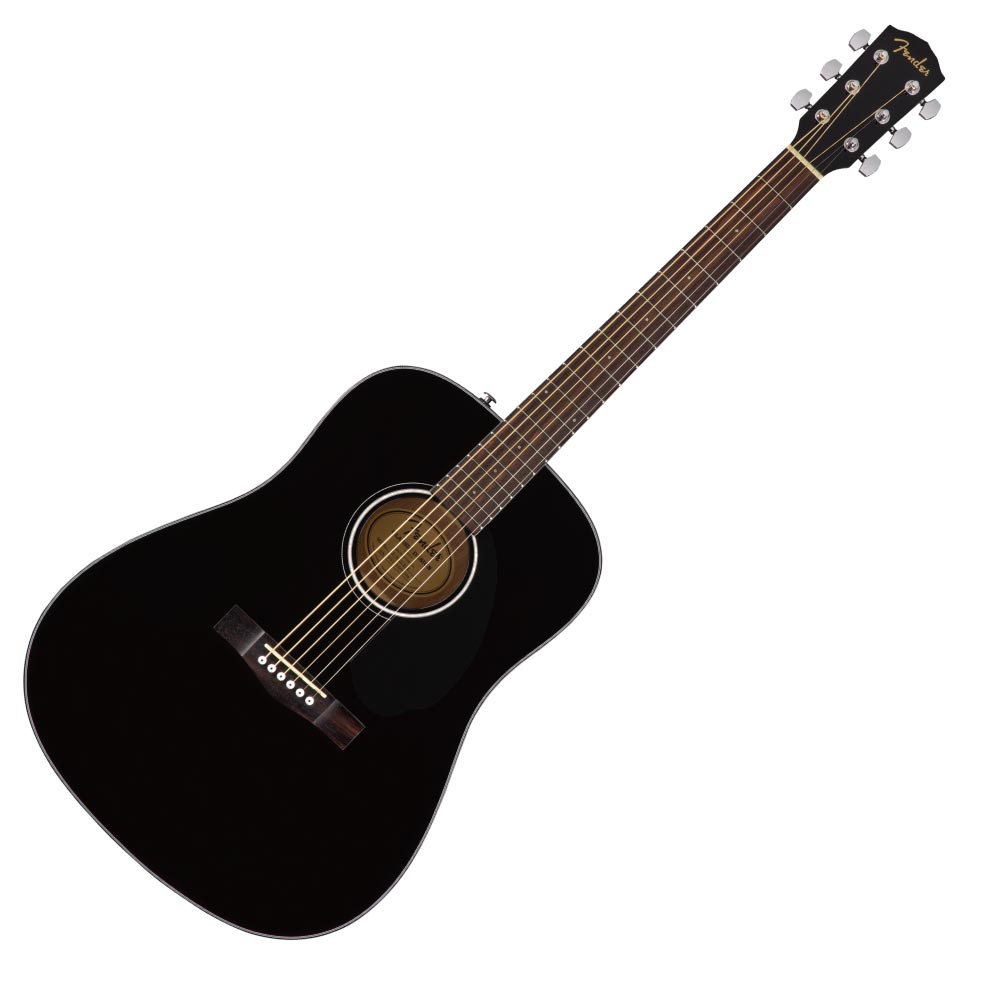 Fender CD-60S Dreadnought Walnut Fingerboard Black アコースティックギター