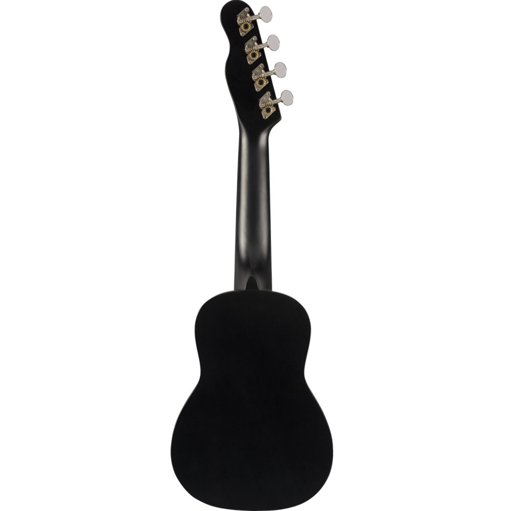 Fender Venice Soprano Ukulele Black Walnut ソプラノ ウクレレ ボディバック
