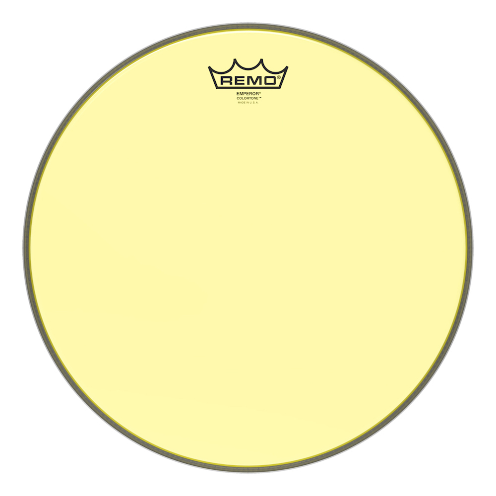 REMO C-18TE CLEAR EMPEROR COLORTONE ＃YE 18インチ ドラムヘッド