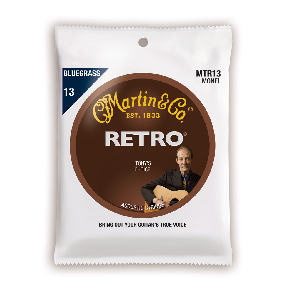 MARTIN MTR13 Retro Acoustic Monel Nickel Bluegrass Tony Rice’s Choice アコースティックギター弦