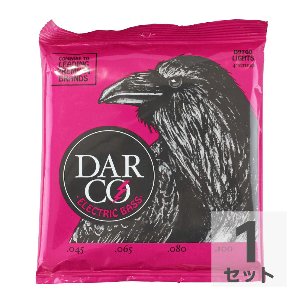 Darco D9700 Electric Bass Nickel Plate Light エレキベース弦