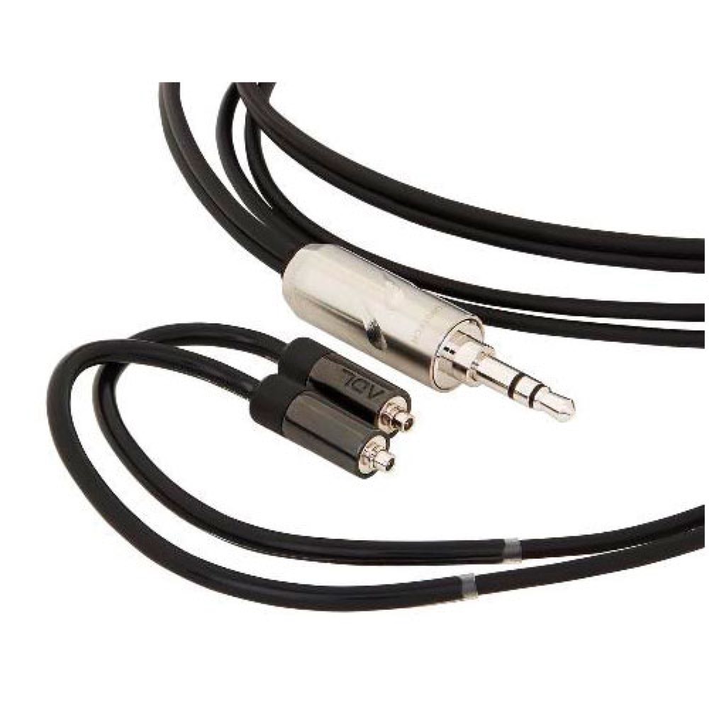 Alpha Design Labs iHP-35M Plus 1.3M 3.5mmステレオミニ to MMCX ヘッドホンリケーブル