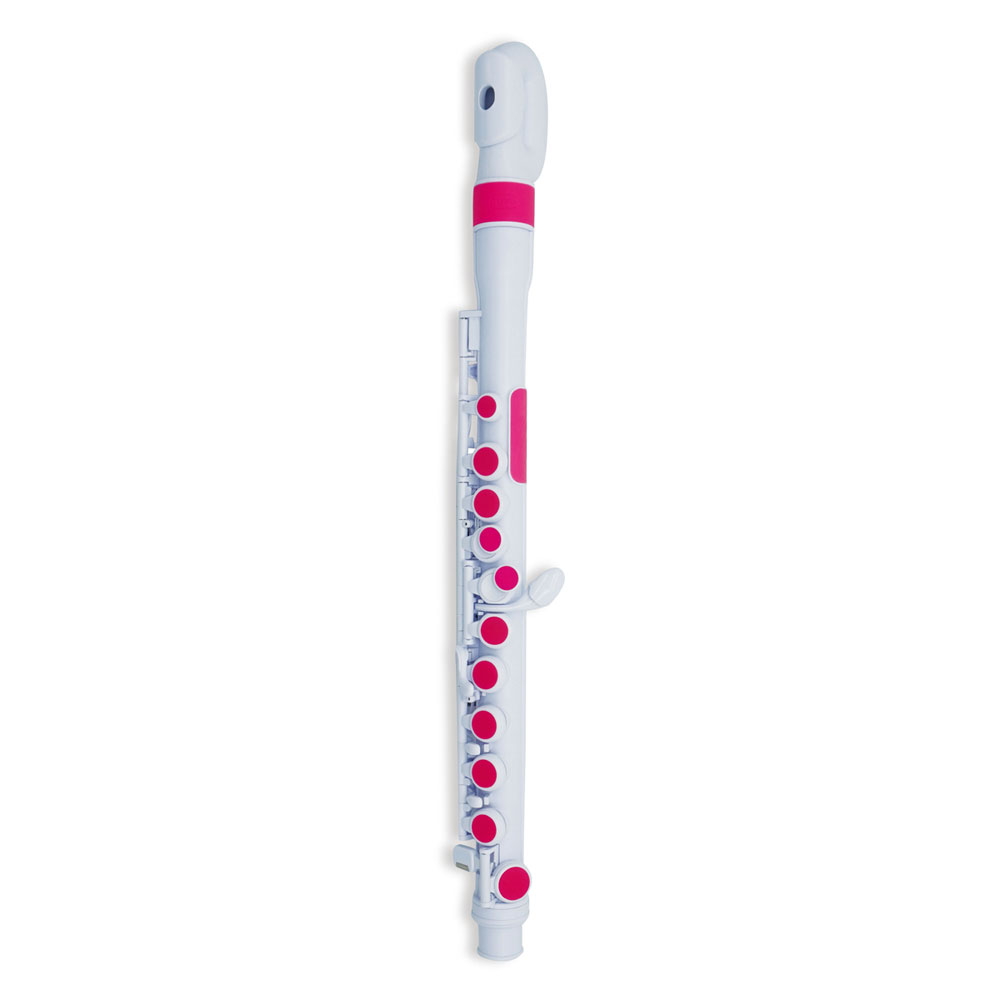 NUVO N220JFPK jFLUTE 2.0 White/Pink ヌーボ プラスチックフルート jフルート お子様向き