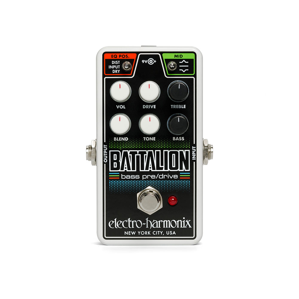 ELECTRO-HARMONIX Nano Battalion Bass Preamp ＆ Overdrive ベースエフェクター