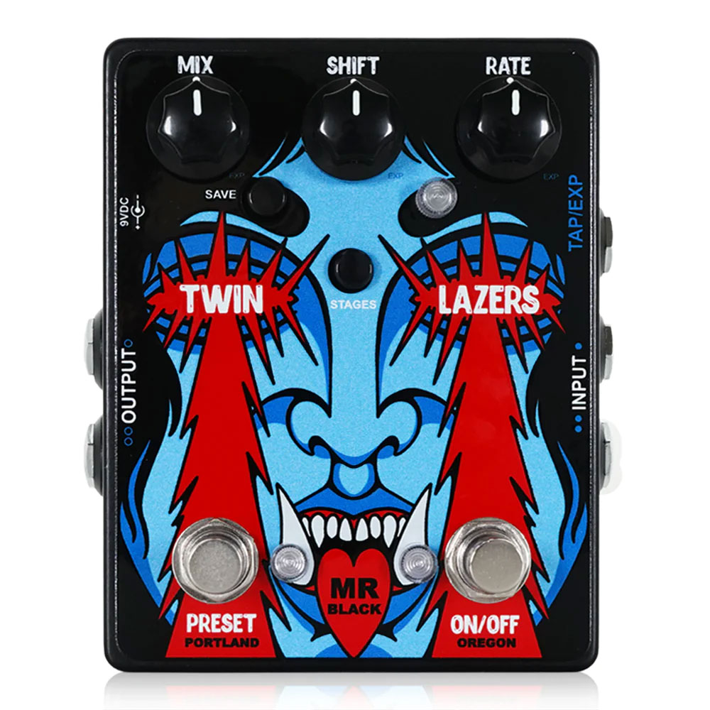 Mr. Black Twin Lazers フェイザー ギターエフェクター