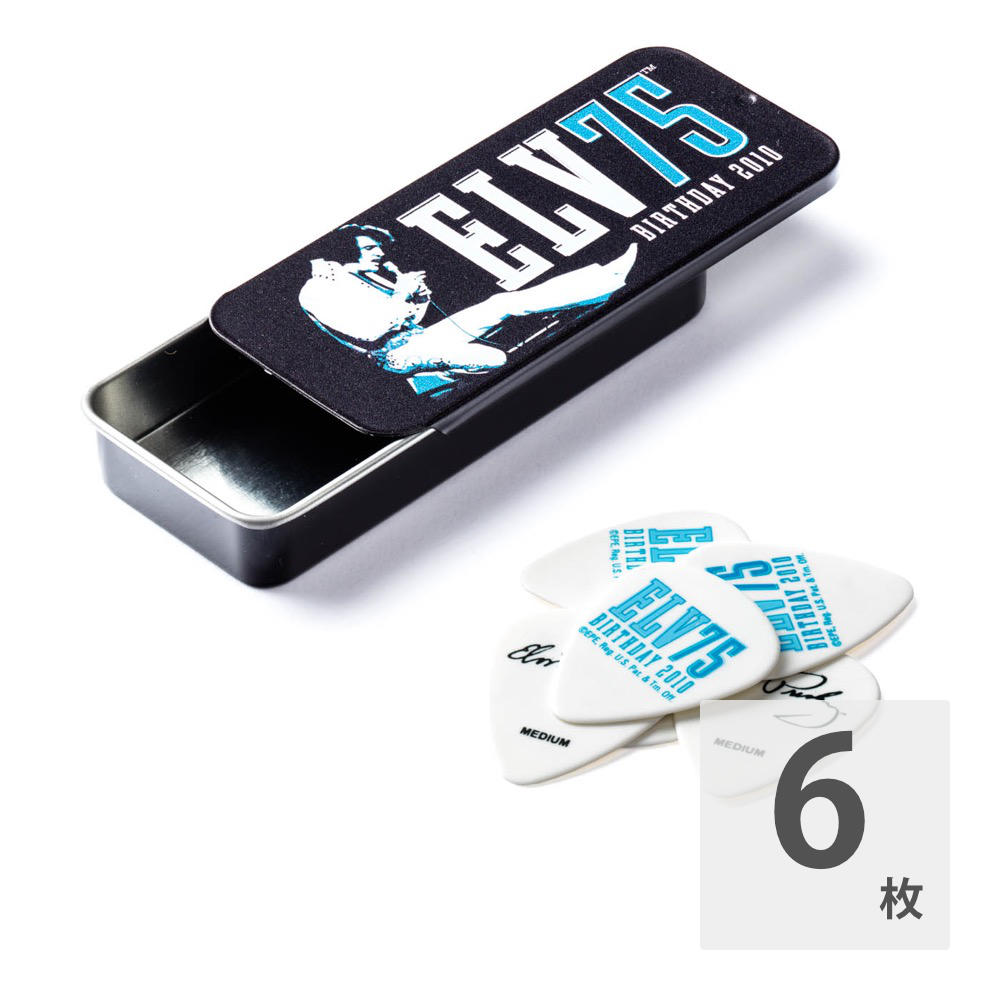JIM DUNLOP EPPT05 ELVIS COLLECTIBLE 75TH ANNIVERSARY ピック＆ケース
