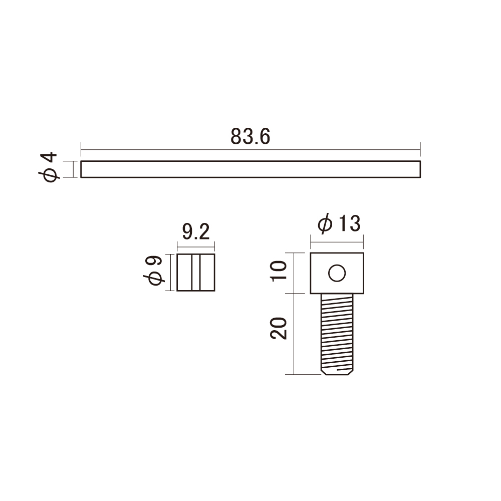 goldo TGDDH Downholder ダウンホルダー ニッケル サイズ詳細