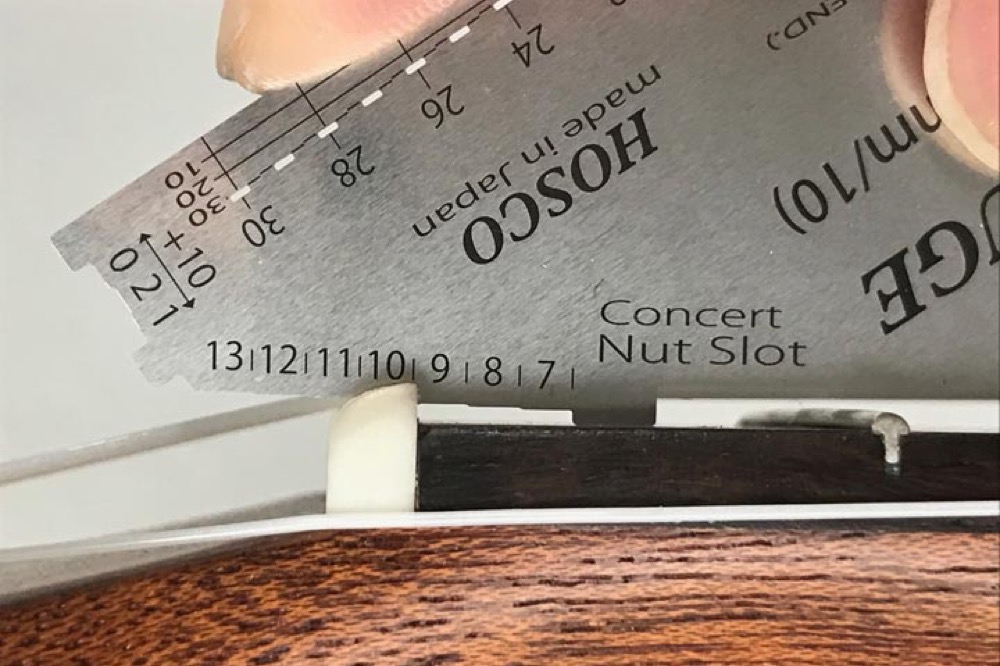 HOSCO H-SG-U Step Gauge ウクレレ用 ステップゲージ