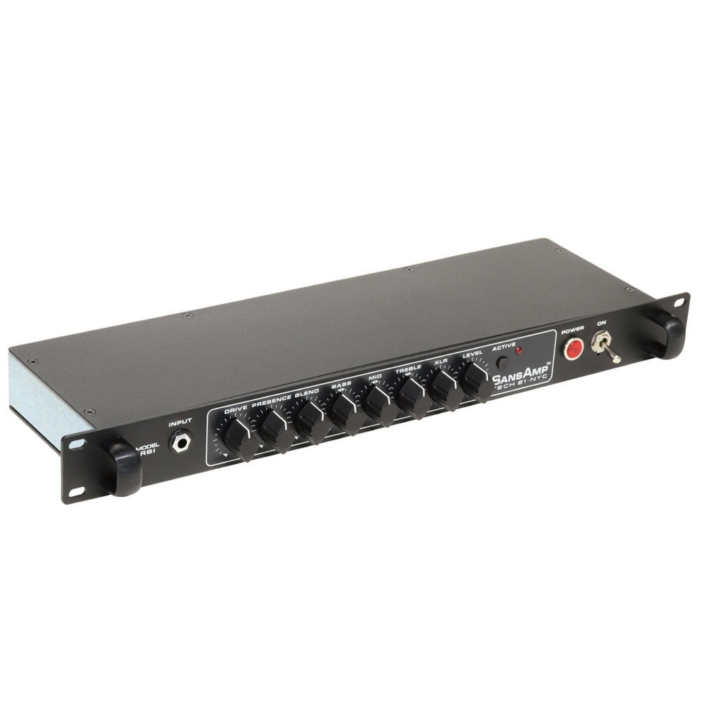 TECH21 SansAmp RBI ベース用プリアンプ DI アングル画像