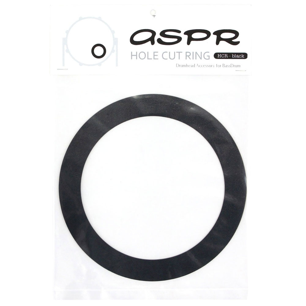 ASPR(アサプラ) HOLE CUT RING HCRBK Black ホールカットリング