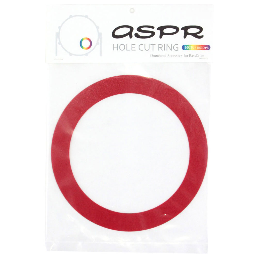ASPR(アサプラ) HOLE CUT RING HCRRE Red ホールカットリング