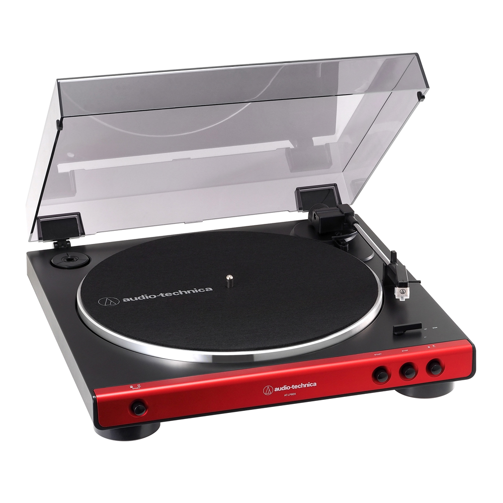 AUDIO-TECHNICA（オーディオテクニカ） AT-LP60X RD ターンテーブル フルオートモデル
