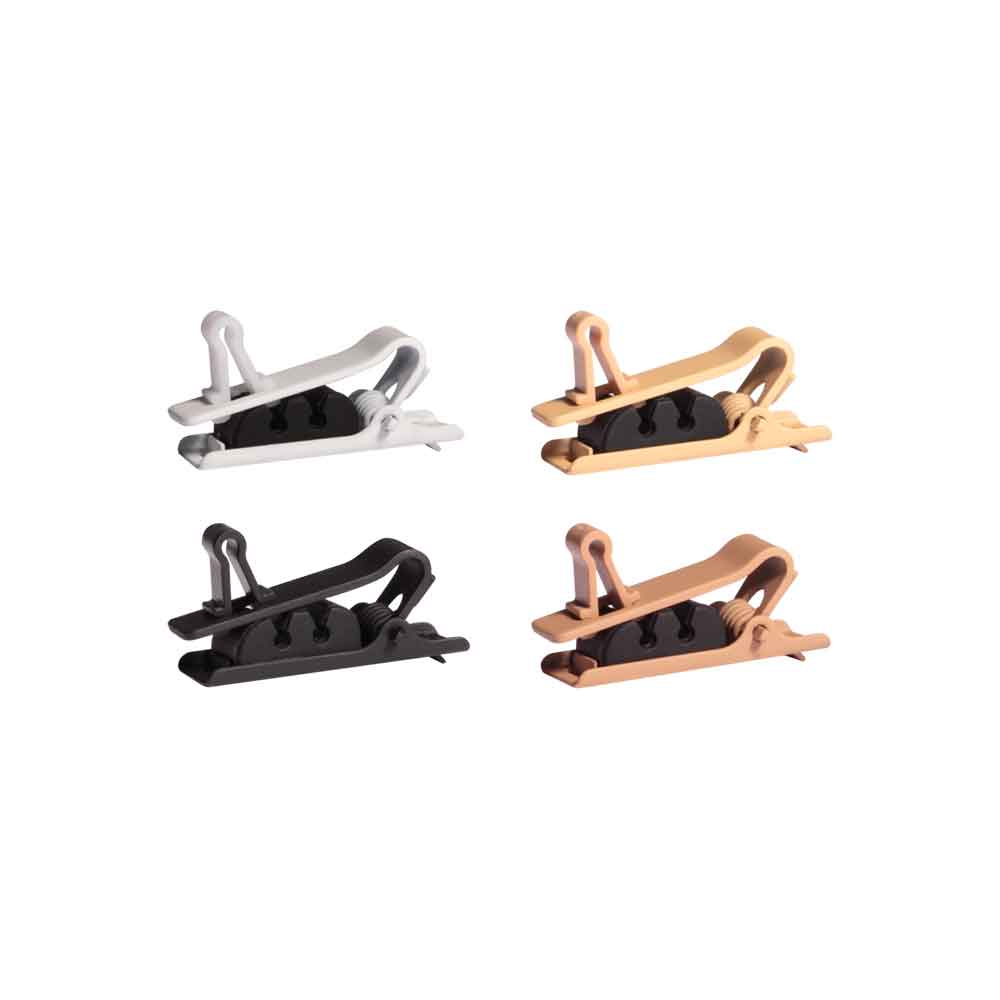 SHURE RPM40TC/M ラべリア/ヘッドセットマイクロホン用 交換パーツ シングルタイクリップ 4個セット