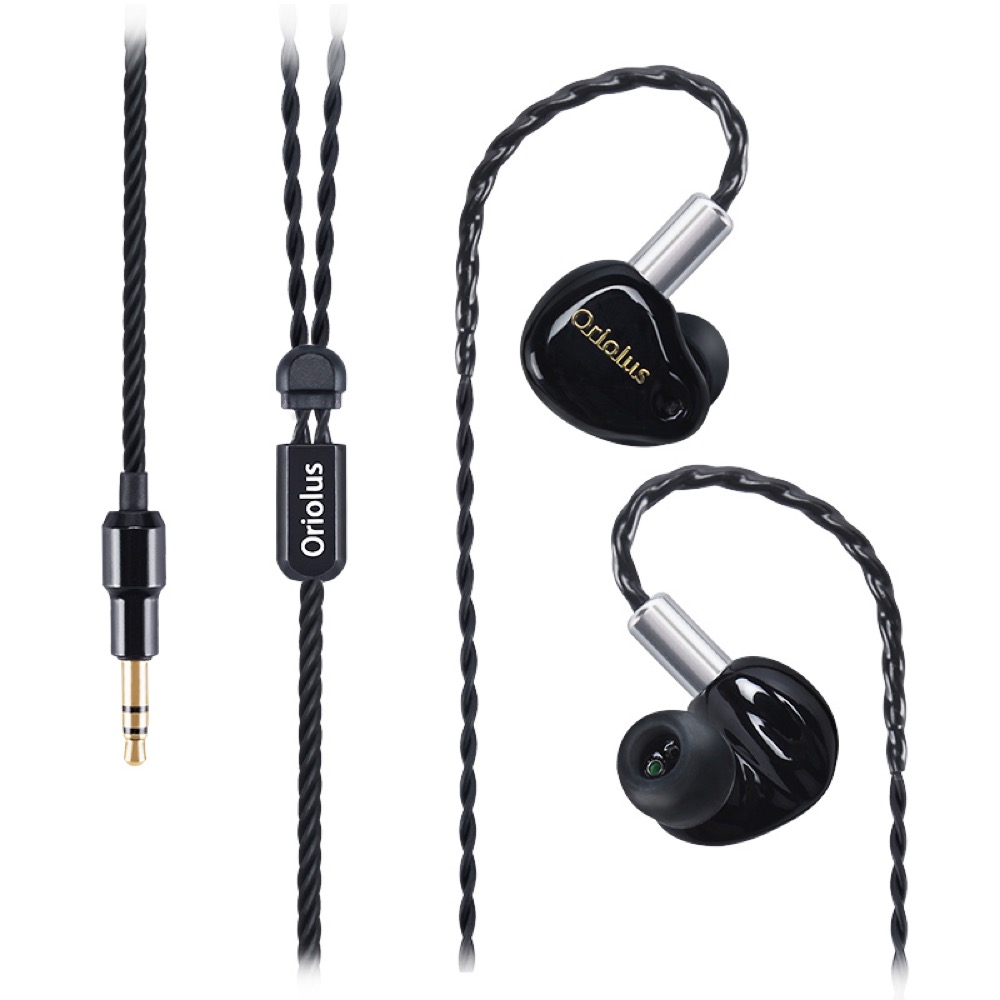 Oriolus Finschi HiFi Black フィンシ ハイブリッドドライバー イヤホン