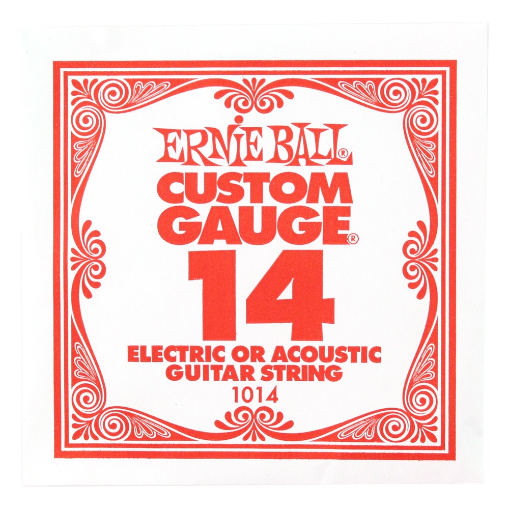 ERNIE BALL 1014 PLAIN STEEL 014 ギター用バラ弦